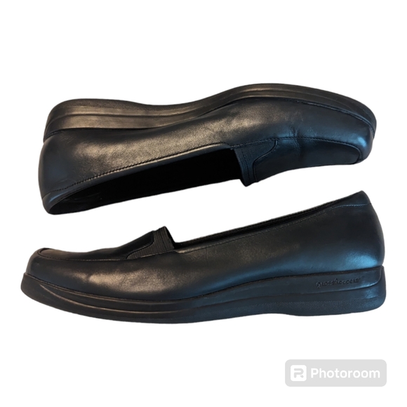 Grasshoppers Leather Slide On Casual Comfort Loafer Blue EH02004 Woman's 8.5M - Picture 9 of 11